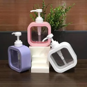 Transparent Colored Pump Soap Dispenser