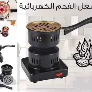 <p>موقد فحم كهربائي عملي يساعد على إشعال الفحم بسرعة وكفاءة لاستخدامات التحضير والتسخين في المنزل. يتميز بتصميم مدمج وسهل الاستخدام يجعله مناسباً للاستخدام اليومي.</p><strong>المواصفات والمميزات:</strong><ul><li><strong>تسخين سريع:</strong> يساعد على إشعال الفحم خلال وقت قصير لتوفير تجربة استخدام عملية وأكثر راحة.</li><li><strong>صينية فحم قابلة للإزالة:</strong> يتيح سهولة التنظيف والصيانة بعد الاستخدام مع مرونة أعلى في التعامل.</li><li><strong>استخدام متعدد:</strong> يمكن الاستفادة من الصينية العلوية في بعض المهام المساندة مثل التسخين الخفيف أو التحضير.</li><li><strong>تصميم عملي:</strong> يأتي بشكل مناسب للاستخدام المنزلي مع سهولة في الوضع والنقل والتشغيل.</li><li><strong>قدرة تشغيل مناسبة:</strong> يعمل بطاقة كهربائية 550 واط لتقديم أداء متوازن في الاستخدام اليومي.</li></ul>