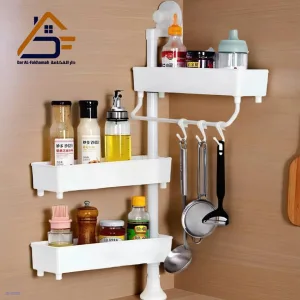 Tri-Folding Corner Rotating Rack