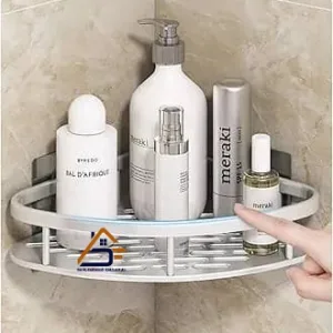 Wall Corner Storage Unit Adhesive Organizer