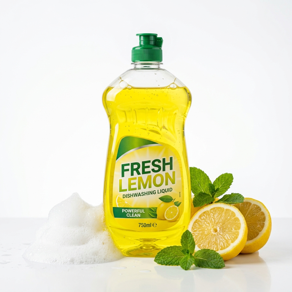 Lemon Dishwashing Liquid 750 ml